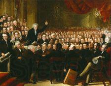 Benjamin Robert Haydon Oil painting of William Smeal addressing the Anti-Slavery Society at their annual convention France oil painting art